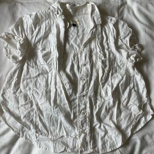 Linen Universal Thread Short Sleeve Top